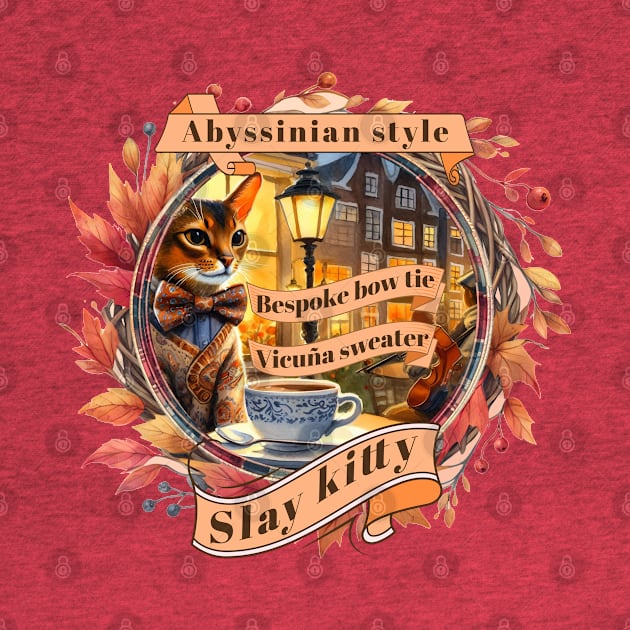 Cat Couture Bespoke Vicuña Slay Kitty Style 01A by catsloveart